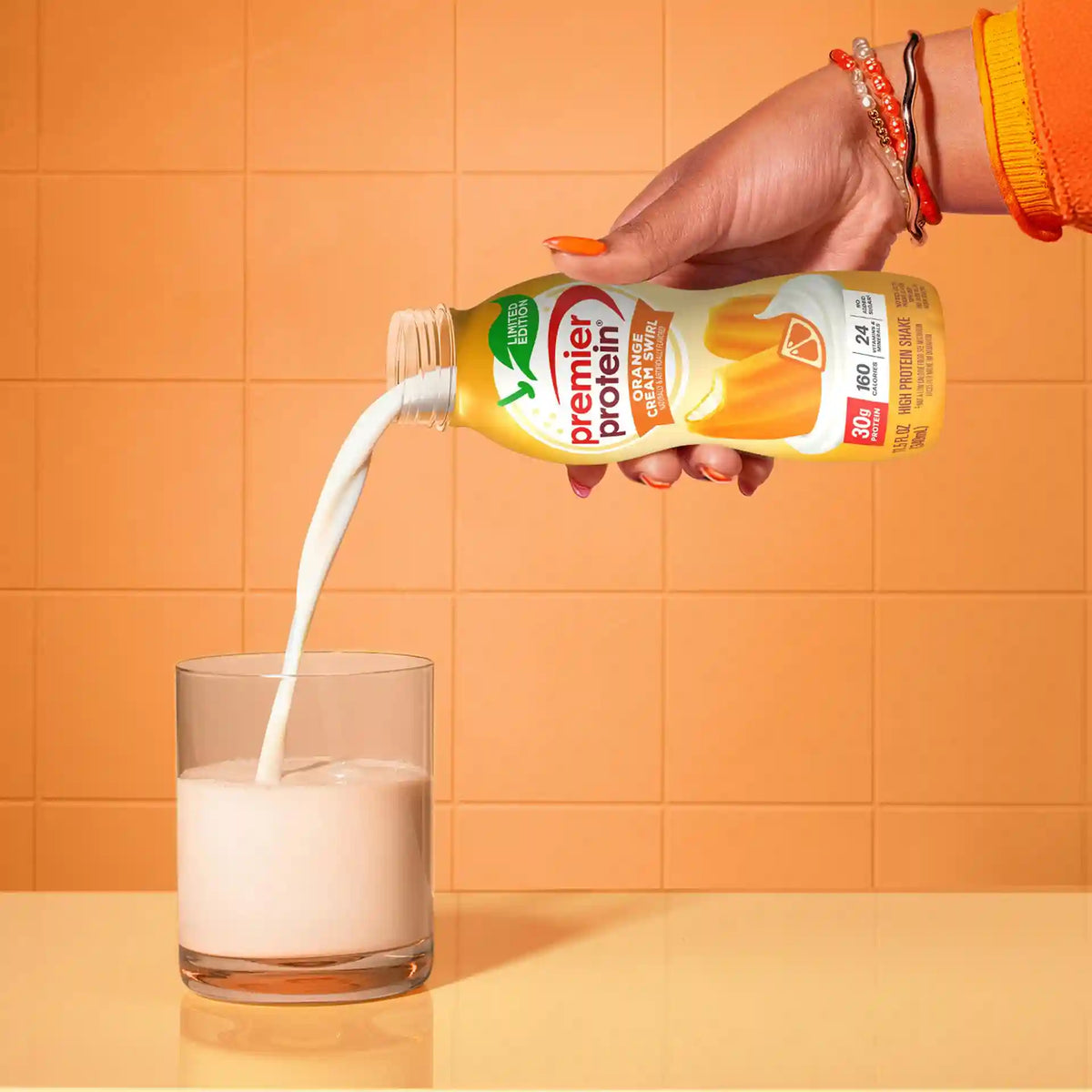 Orange Cream Swirl Protein Shake