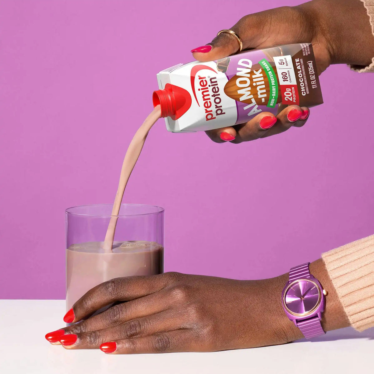 Chocolate Almondmilk Non-Dairy Protein Shake